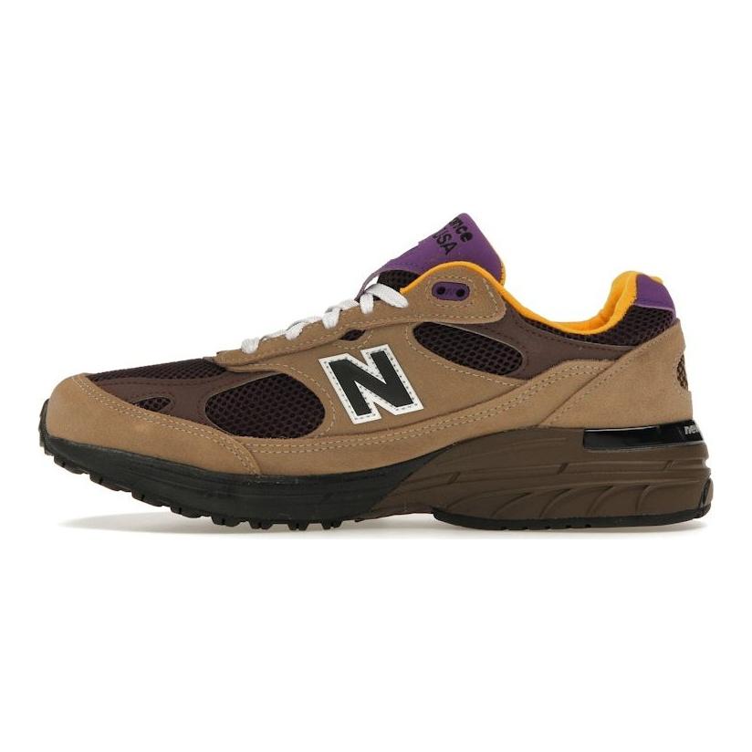 New Balance 993 Сделано в США Грибные полуночно-фиолетовые унисекс кроссовки коричневые U993MU