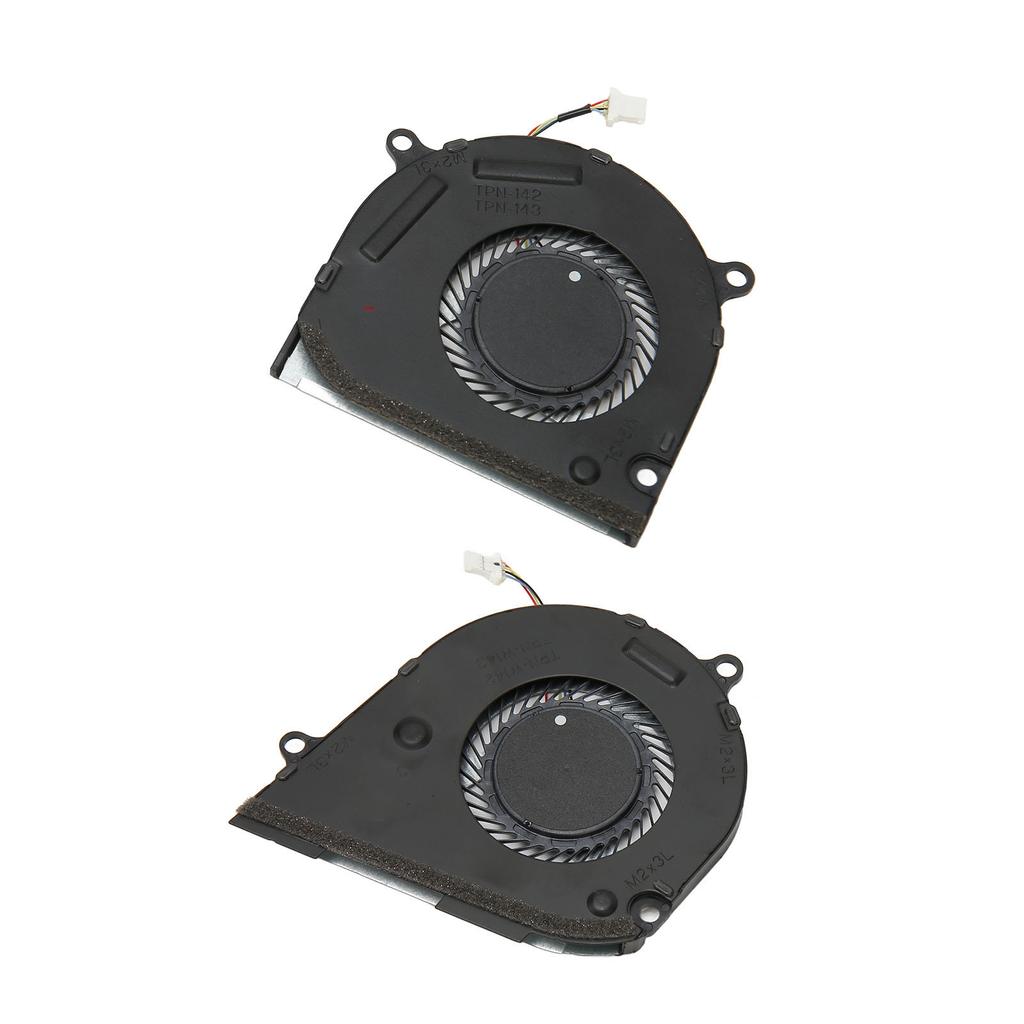 Laptop Cooling Fan 4 Pin Replacement Cooler Fan for HP ENVY X360 15 DS 15 DR 15M DS 15M DS0011DX CPU+GPU