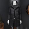Winter Mens Mid-Length Down Jacket 90 White Duck Thick Warm Fashion Casual Coat