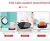 USB Heated Coaster: Metal Cup Warmer for Coffee, Tea, or Gifts