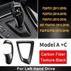 Текстура из углеродного волокна для BMW F30 F10 F15 F07 F20 F21 F22 F32 F34 F35 5GT Автомобильная панель переключения передач Рама Ручка переключения передач Крышка головки Отделка