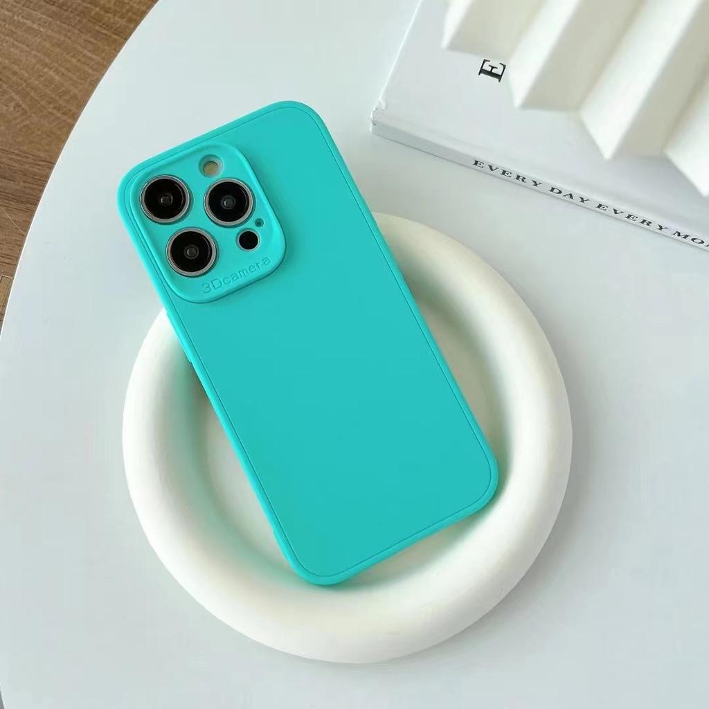 Применимо к iPhone16Pro Матовый силиконовый ТПУ Мелкое отверстие Apple 15 Полная упаковка Противоударный Мягкий защитный чехол