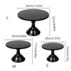 Round Dessert Table Display Rack Heavy Duty Cupcake Holder Stand High Base Cake Stand  Kitchen