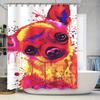 Red Apple Pattern Shower Curtain Pop Art Design Bathroom Decor for Kids Bathrooms Durable Waterproof Shower Cover with Hook Ring
