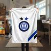 FC Internazionale Milano Printed Flannel Blanket, soft throw for bedroom sofa, washable, Christmas present, great gift.