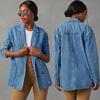 Women's European & American Casual Washed Blue Denim Jacket