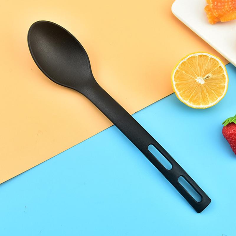 Utensils Set Serving Cooking Kitchen Cutlery Spoons Nylon Kit Spatula Tableware Portable Camping Plastic Slotted Flatware