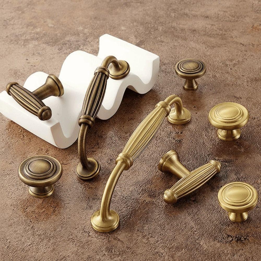 American Vintage Cabinet Handles Nordic Style Furniture Handles Long Pull Drawer Pulls Wardrobe