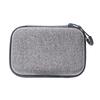 AI Voice Recorder Travel Case Water Proof EVA Shockproof Foam Large Capacity Carrying Bag for PLAUD NotePin Grey