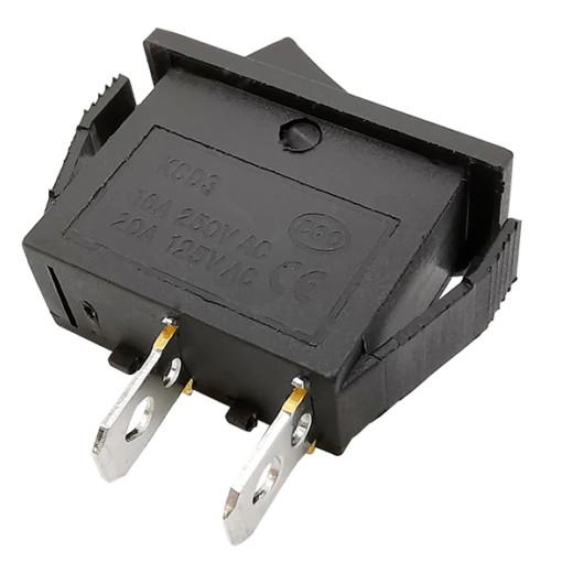 12 В Вкл.-Выкл. Кулисный переключатель 16 А 2 положения SPST 240 В переменного тока для беговой дорожки