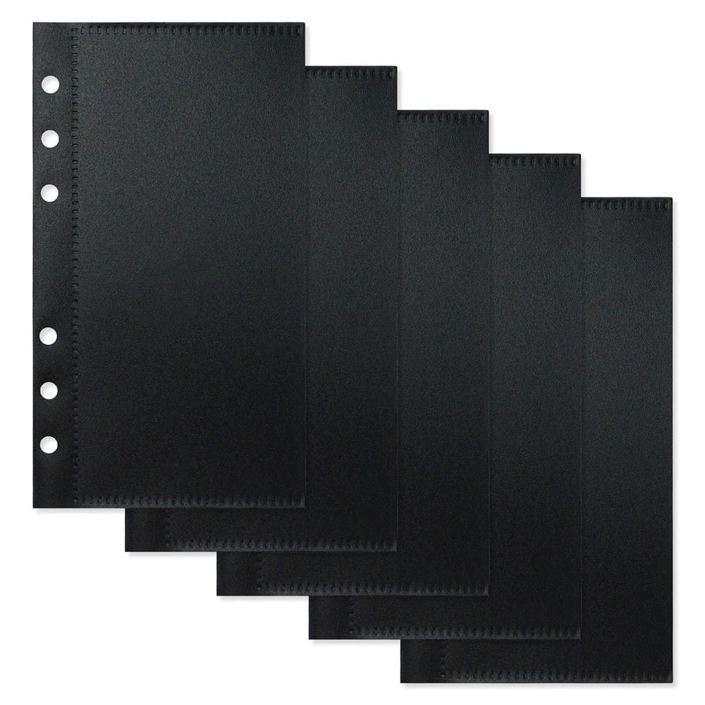 Waterproof Loose Leaf Bags Transparen Binder Folders Notebook Divider Page Stationery