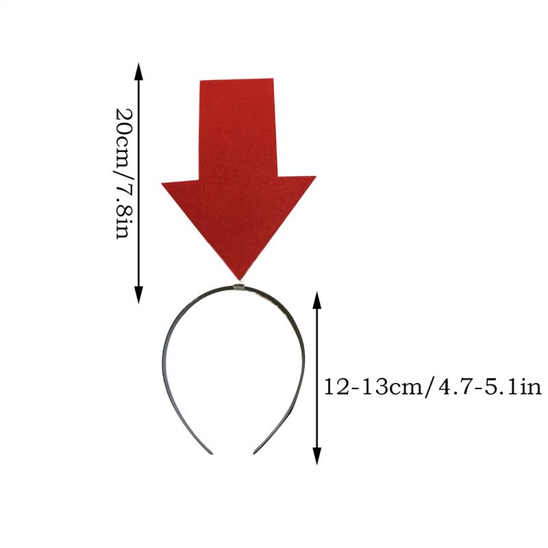 Повязка на голову «Наконечник стрелы» Смешная повязка для волос «Наконечник стрелы» Эластичные оригинальные аксессуары для волос Игровой головной убор для реквизита для фотобудки Праздничные принадлежности