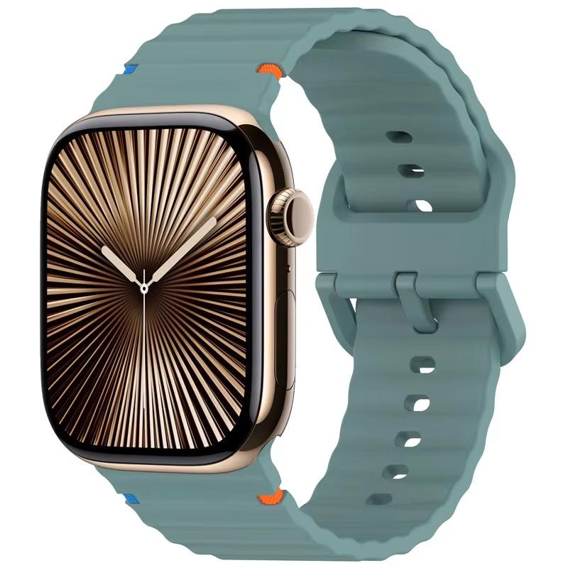 Apple iWatch 11 Ultra Wave Silicone Strap with Color Dots