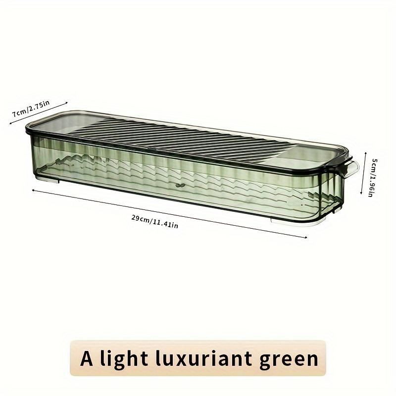 Органайзер для холодильника, прозрачный пластиковый контейнер для свежих фруктов, специй, контейнер для еды, ящик для хранения в холодильнике, морозильник, кладовая, кухонный органайзер