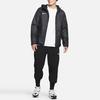 Nike Однотонная куртка с капюшоном и длинными рукавами Мужские куртки Черный CW6768-010