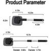 Инструмент для чистки лобового стекла автомобиля, Очиститель стекол автомобиля с выдвижной ручкой и 3 многоразовыми и моющимися подушечками, Аксессуары для щетки для мытья автомобильных стекол,