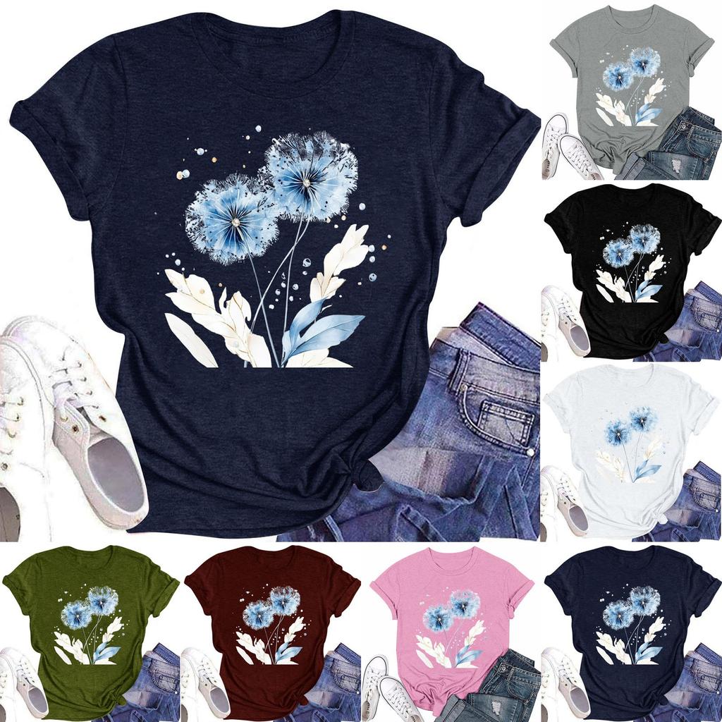 Женская мода повседневная футболка с круглым вырезом и короткими рукавами, топ, футболка, топ