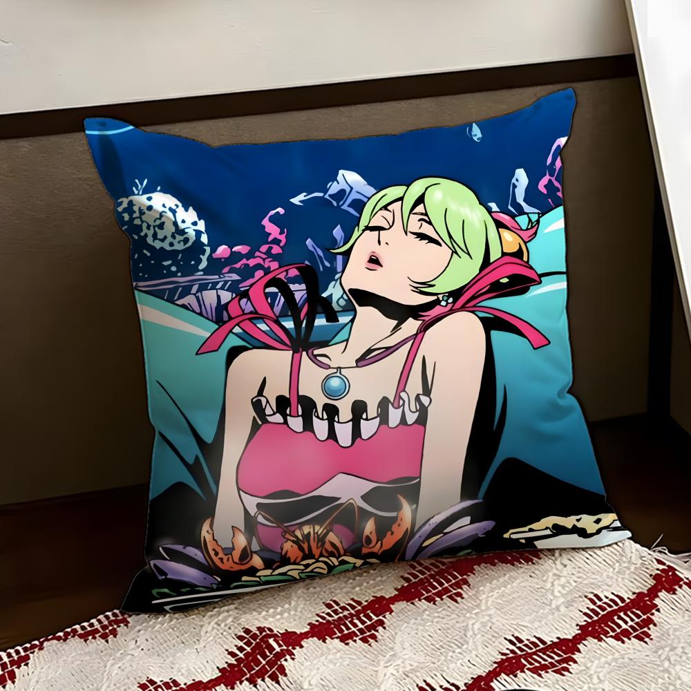 AnimeREDLINE Cushion Cover Reversible Soft Durable Pillow Cover Home Car MultiScene Use for Daily Comfort