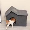 Kitten Kitty Shelter ,Cat House ,Outdoor Feral Cats Warm Bed Sleeping, for Living Room