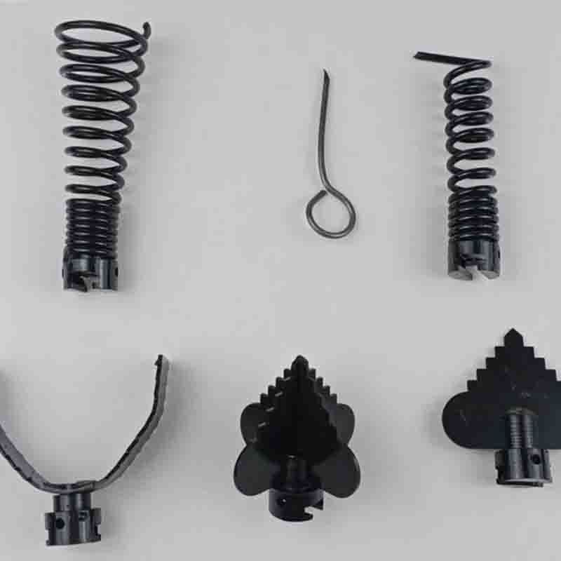 1 Set 22mm Pipe Dredging Machine Accessories Sewer Cleaning Machine Cutter Head Spring Flexible Shaft Dredge Drilling Tool