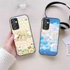 Мультяшный чехол для телефона Sumikko Gurashi со стеклом для Samsung S24 S26 S23 S20 S25 S21 S22 Ultra Fe Plus A05 A06 A16 A26 A36 A56 Coque