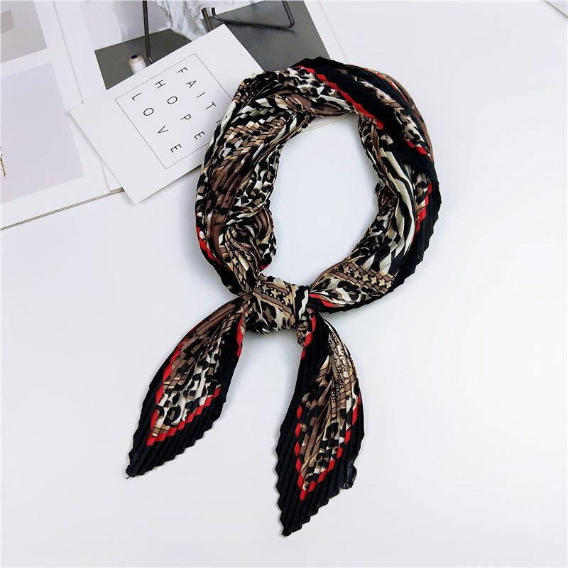Модный декоративный шарф, повязка для волос, резинка для волос 70, маленький квадратный шарф, шелковый шарф, женский весенне-осенний универсальный маленький шарф, профессиональный шарф