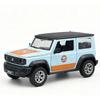 1/32 Модель модифицированного автомобиля Suzuki Jimny Литая машина Внедорожник с совместным брендом Gulf Игрушки Подарок для мальчика Коллекция Миниатюра