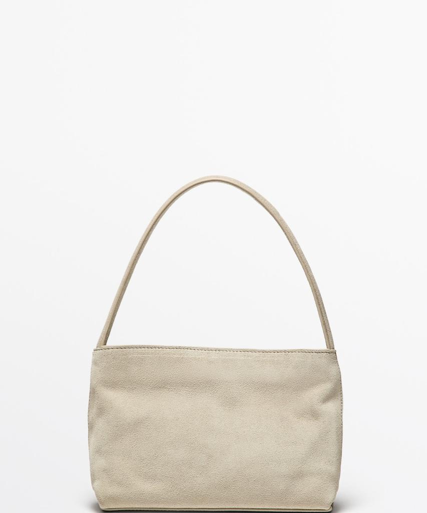Massimo Dutti Split Suede Shoulder Bag
