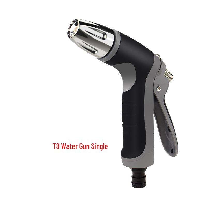 High-Pressure Car Wash Water Gun with Soft Hose and Spray Nozzle