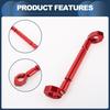 INFINAUTO Усилитель руля, Мотоциклетная перекладина, 31 см Удлинитель руля мотоцикла с ключом, Красный, 1 комплект
