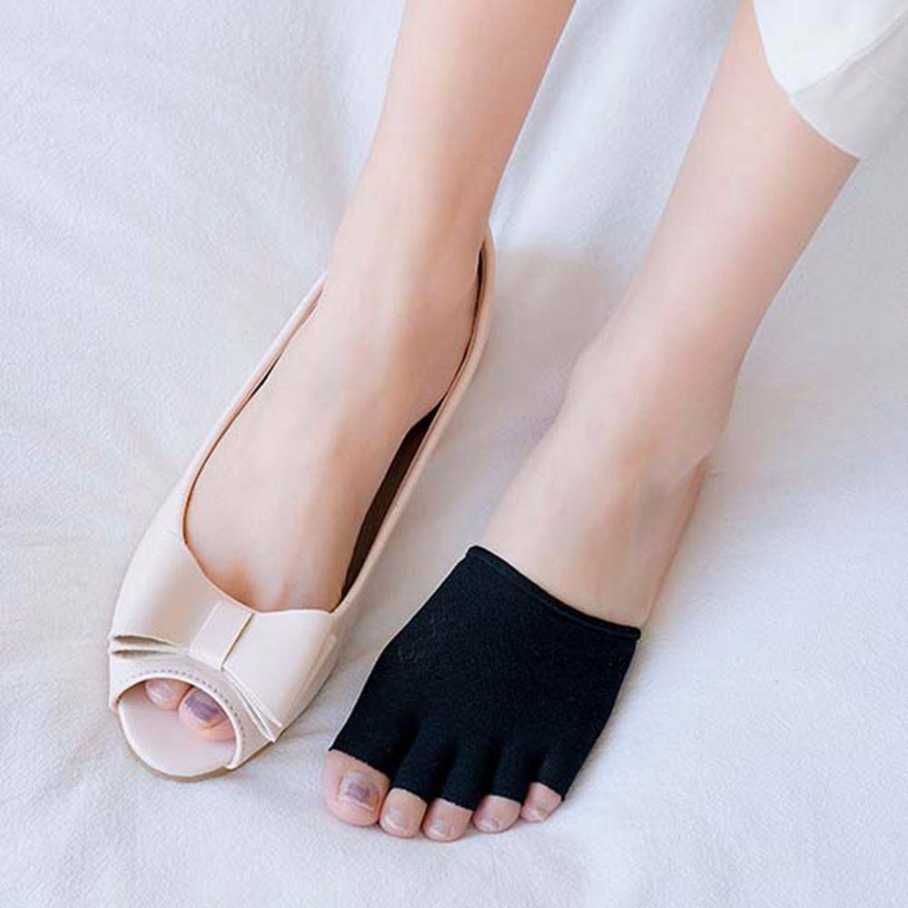 Summer Half Palm Five Fingers Socks Ladies Invisible Thin High Heel Front Foot Open Toe Socks For Women