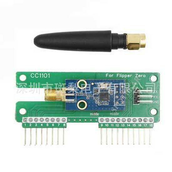 Flipper Zero 433MHz CC1101 SubGhz Expansion Module