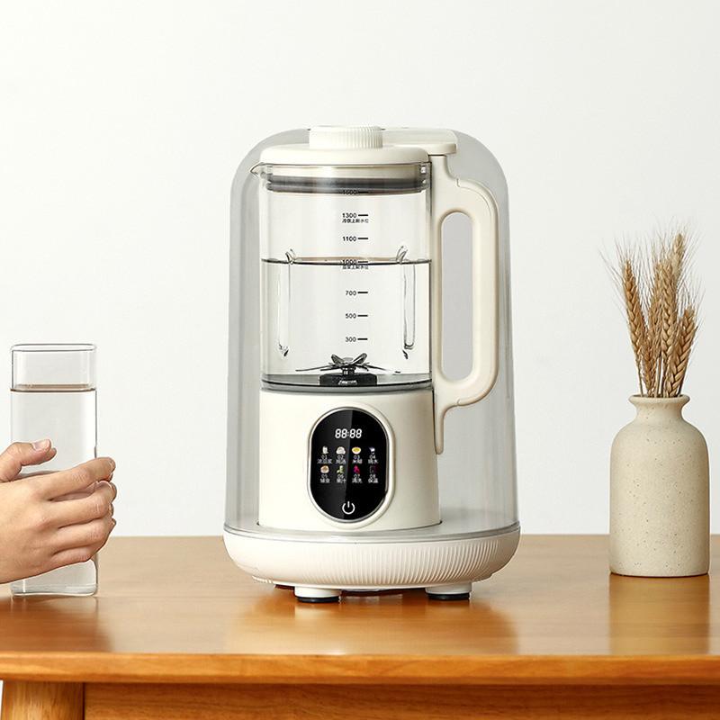 1500ML Large Capacity Electric Blender Household Intelligent Soybean Milk Machine Touch Screen Multi-function Cooking Machine