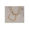Pearl Design Gold Plated Choker Necklace