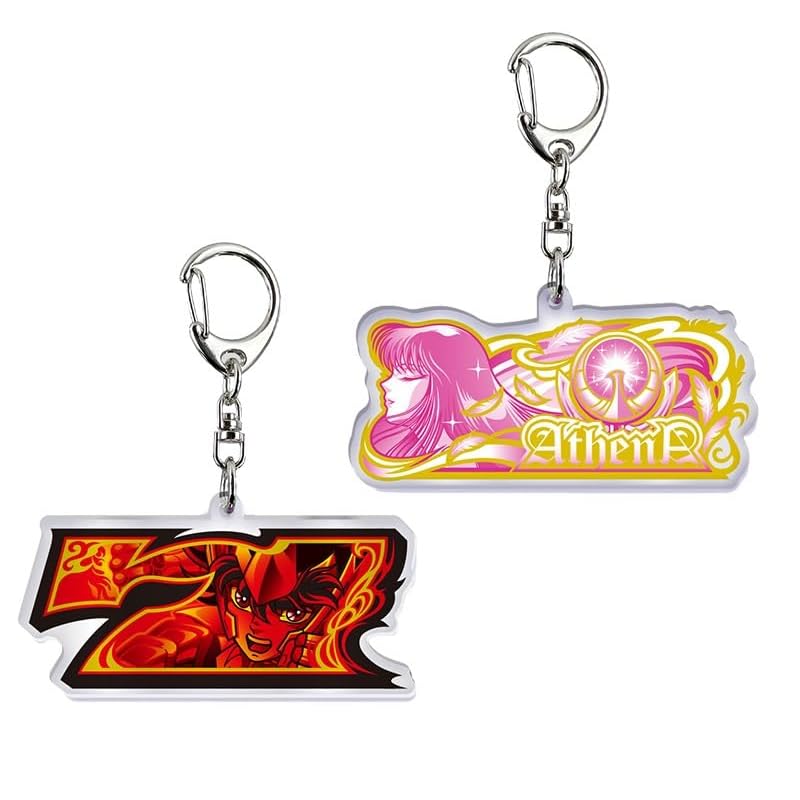 [P Entertainment Store] L Saint Seiya Design acrylic keychain red 7