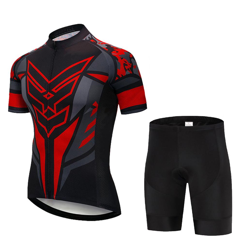 2026 NEW Cycling Jersey Set Summer Short Sleeve Breathable Men's MTB Bike Cycling Clothing Maillot Ropa Ciclismo Uniform Suit