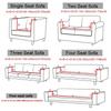 Elastic Retro Plaid Sofa Cover Luxury Dustproof All Inclusive Couch Slipcover Stretch Anti Cat Scratch Furniture Protector