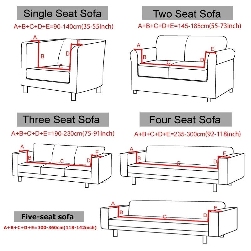 Elastic Retro Plaid Sofa Cover Luxury Dustproof All Inclusive Couch Slipcover Stretch Anti Cat Scratch Furniture Protector