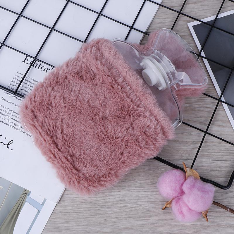 Cute PVC Relief Stress Pain Hot Water Bottle Bag Soft Reusable Hand Warmer