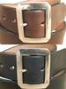 Кожаный ремень с восьмиугольной пряжкой Tochigi, оригинальный ремень Garrison Belt Tan [EIGHT-G] 8BT-01 (Число) (40)