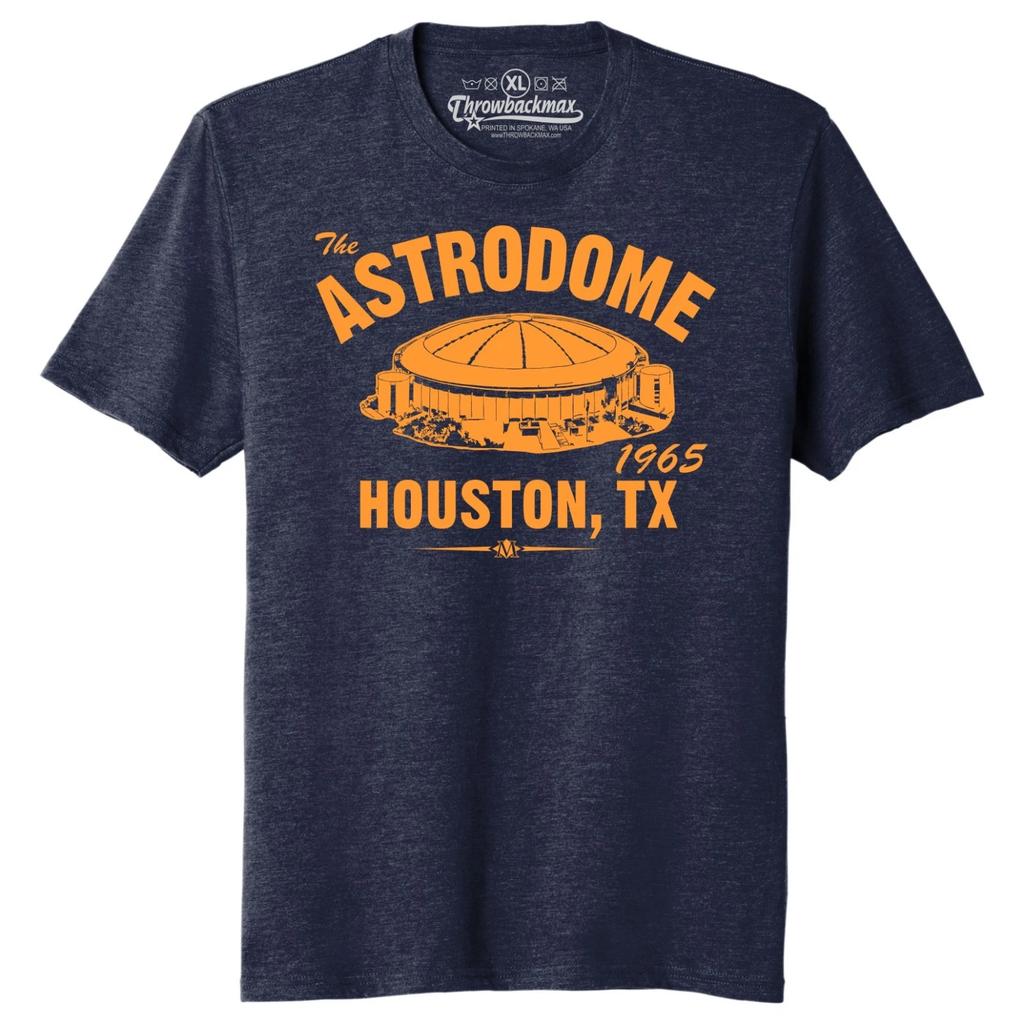 Футболка-трибленд с изображением бейсбольной команды Astrodome 1965 - Хьюстон Астрос