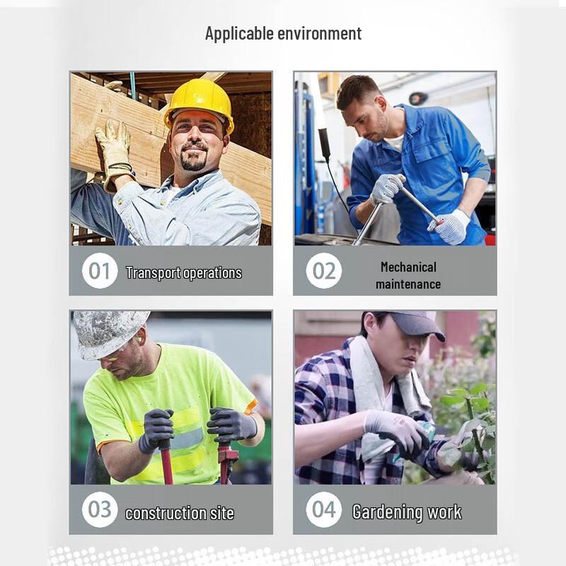 3M Рабочие перчатки с нитриловым покрытием на ладони