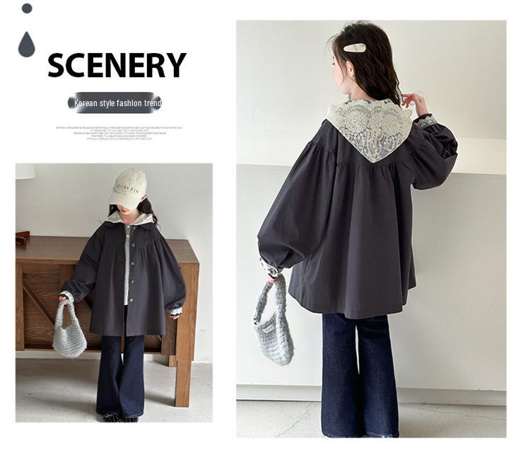 Девочковый модный кружевной жакет и тренч - Стильная осенняя мода для подростков