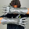 Nazgul Etching Gloves Set Medieval Knight Gauntlet Gloves Pair Best Halloween Costume Role Play Cosplay Gloves Best Gift Item