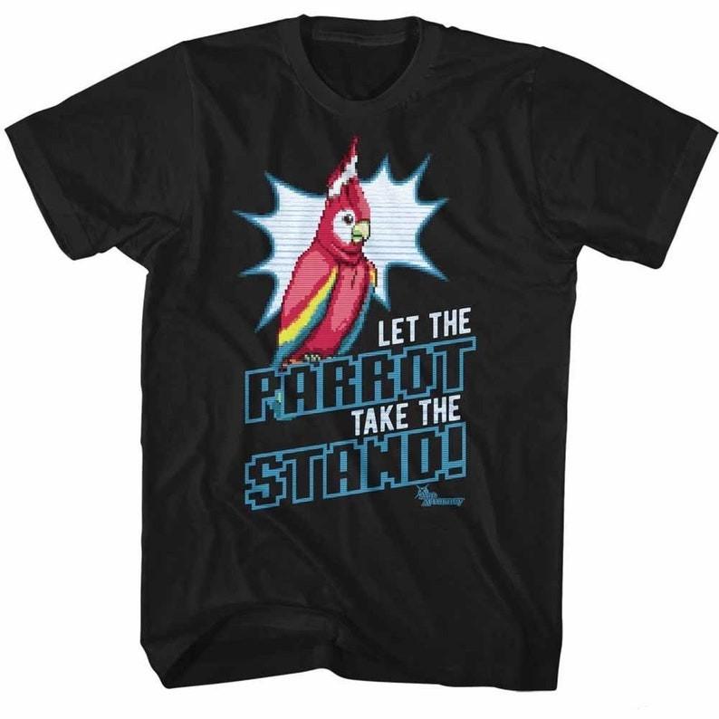 Ace Attorney Let The Parrot Take The Stand Adult Black Shirt Unisex Sh