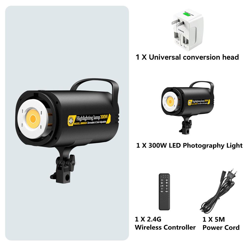 100 Вт светодиодная лампа для видеосъемки с пультом ДУ 2.4G 3200-5700K с регулируемой яркостью для студийной видеосъемки портретной прямой трансляции