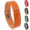 Genuine Leather Wrap Bracelet Men BanglesWristband Casual Jewelry Accessories