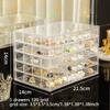 72/120 Grid Earring Jewellery Storage Box Clear Acrylic Necklaces Ring Storage Box