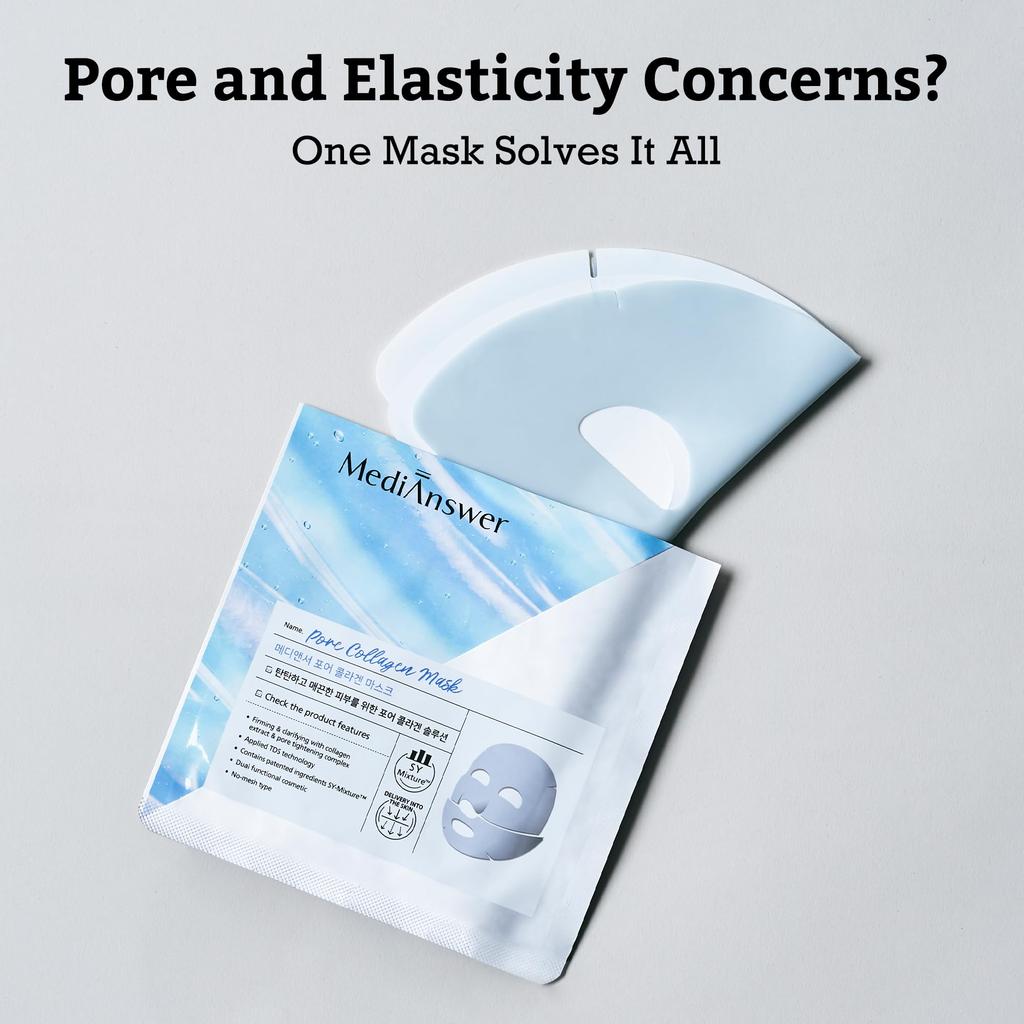 Обо мне Коллагеновая маска Коллагеновая маска [MediAnswer] (5-Pack) (Набор из 5 пор)