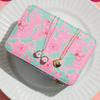 Love Flower Album Pendant Square Opening And Closing Necklace Niche Design Opening And Closing Love Pendant Collarbone Chain